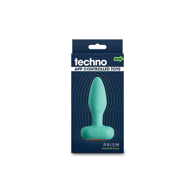 Prism by Techno app-controlled vibrating anal plug made from body-safe silicone, front box| Flirty Bay Adult Store, adult toys and lingerie